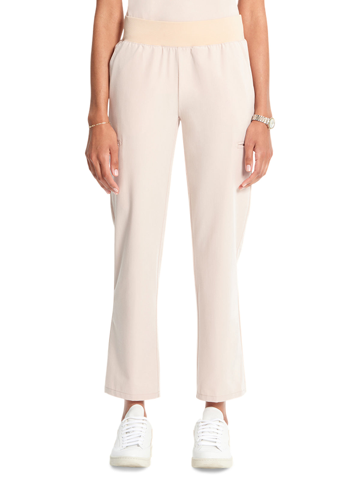 Women's 6-Pocket Straight Leg Ankle Scrub Pant - ML010 - Toasted Tan