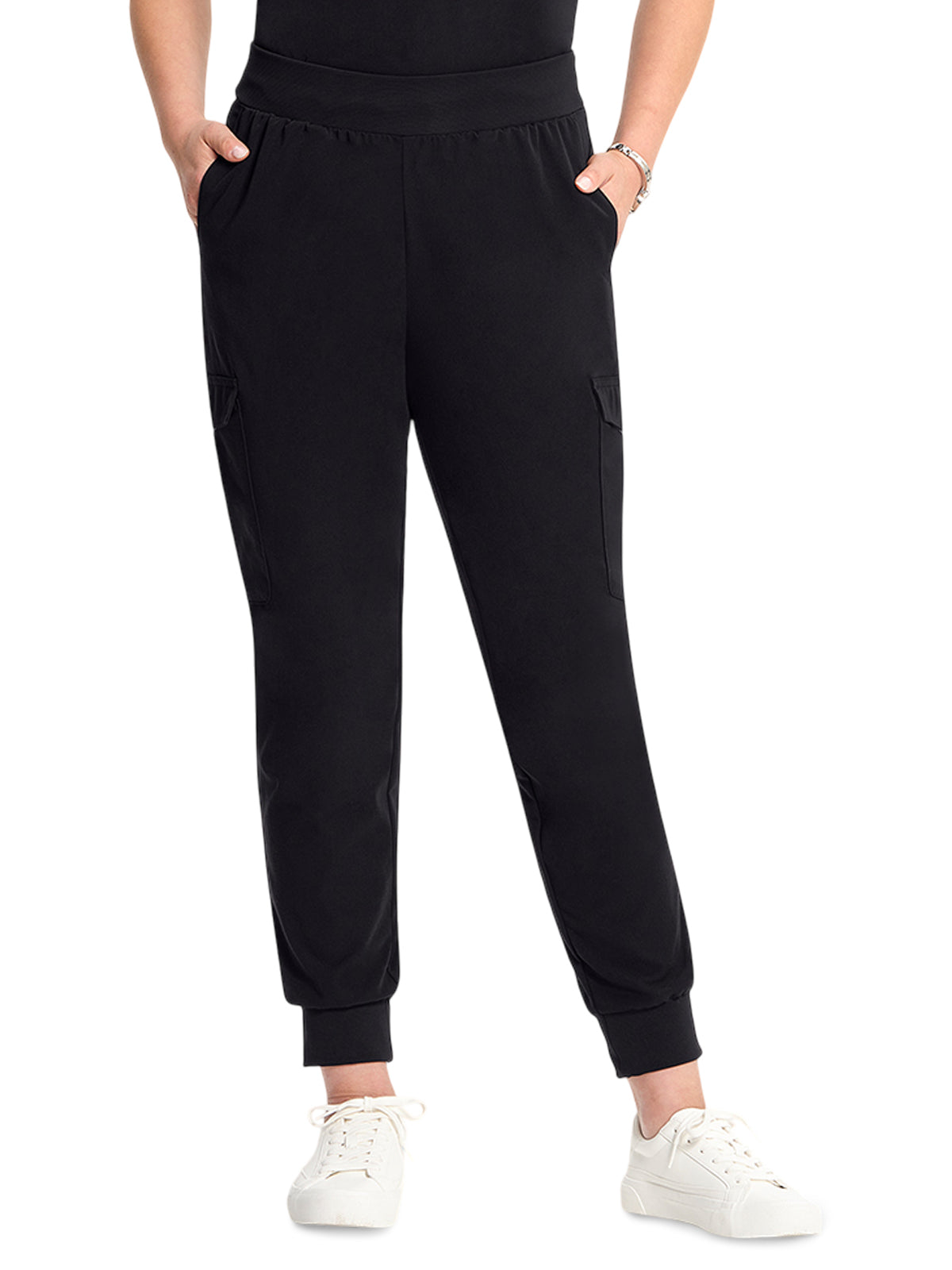 Women's 5-Pocket Bosque Jogger Scrub Pant - ML011 - Black