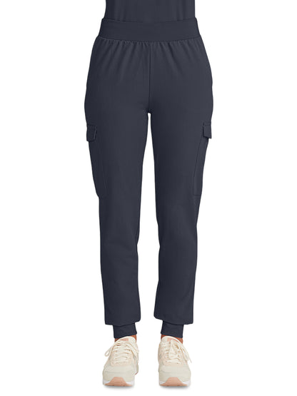 Women's 5-Pocket Bosque Jogger Scrub Pant - ML011 - Pewter