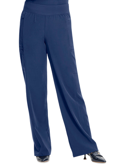 Women's 5-Pocket Anemone Straight Leg Scrub Pant - ML012 - Navy