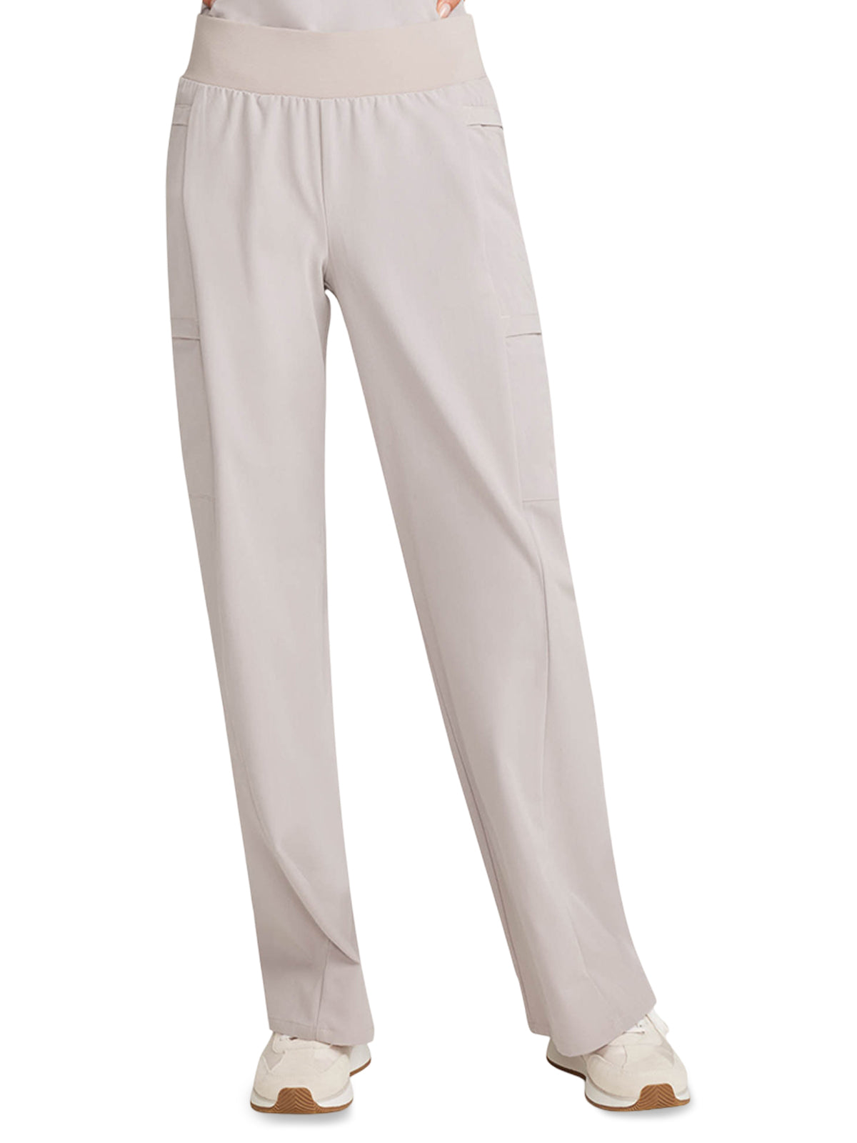 Women's 5-Pocket Anemone Straight Leg Scrub Pant - ML012 - Warm Stone