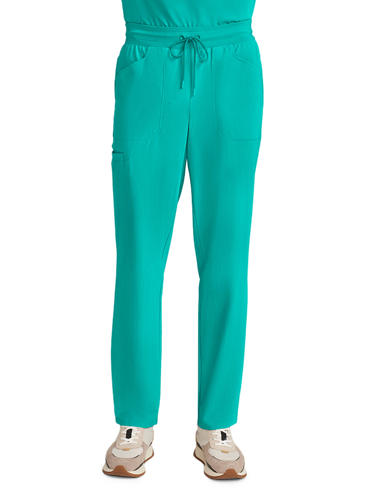 Men's 5-Pocket Zephyr Straight Leg Scrub Pant - ML016 - Caribbean Blue