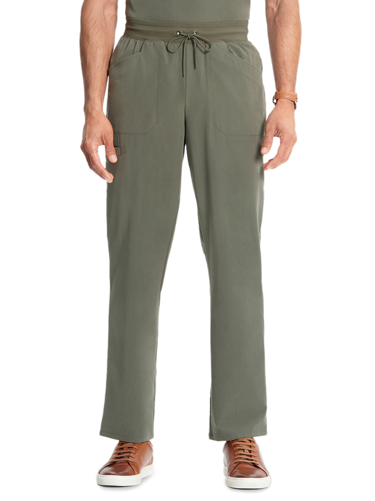Men's 5-Pocket Zephyr Straight Leg Scrub Pant - ML016 - Olive