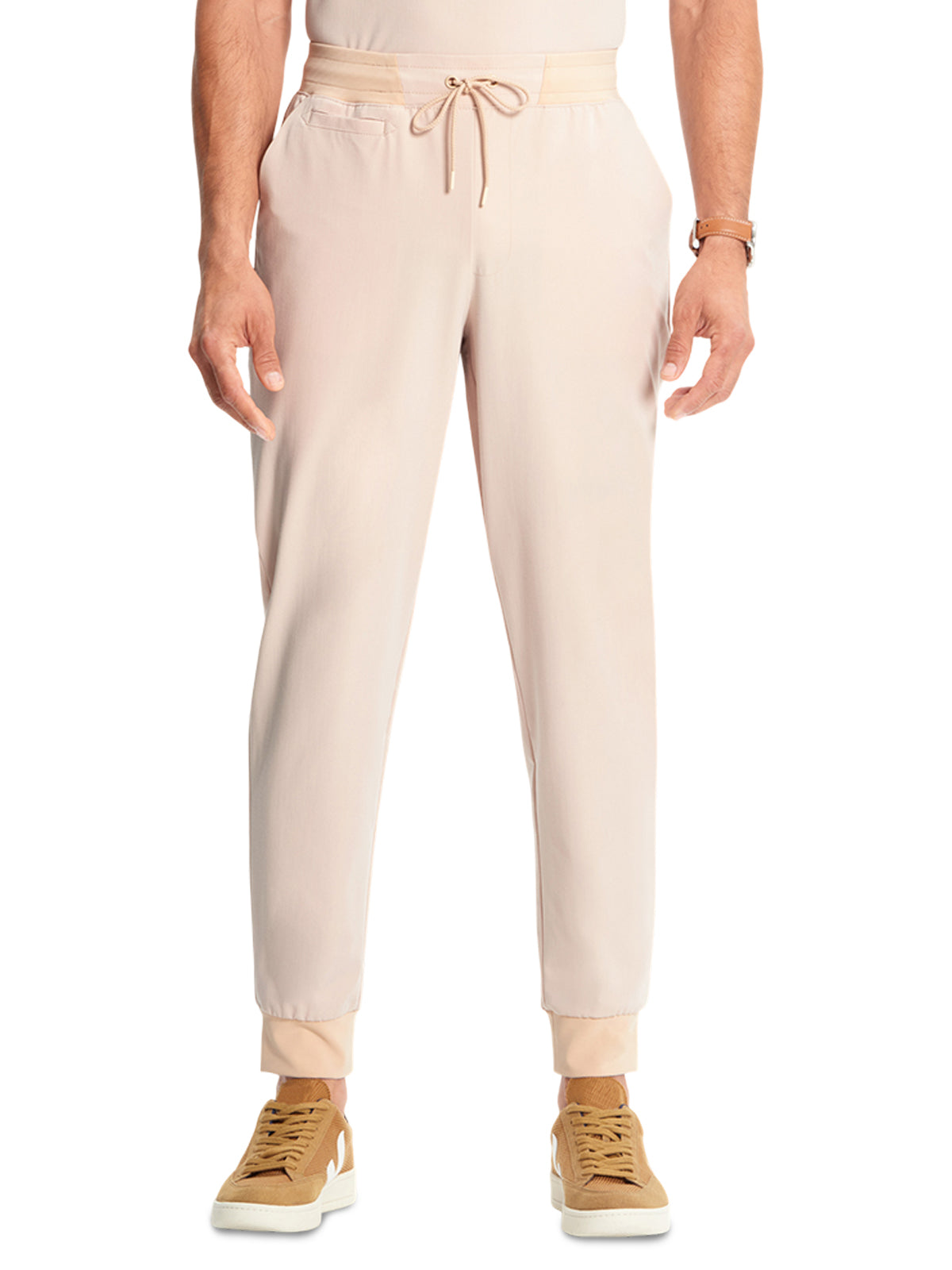 Men's 6-Pocket Drift Jogger Scrub Pant - ML017 - Toasted Tan