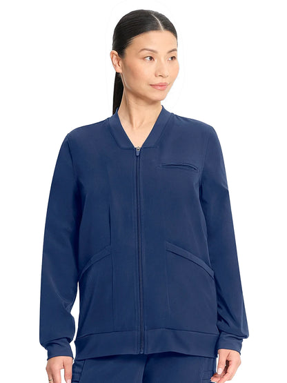 Women's 5-Pocket Savannah Scrub Jacket - ML308 - Navy