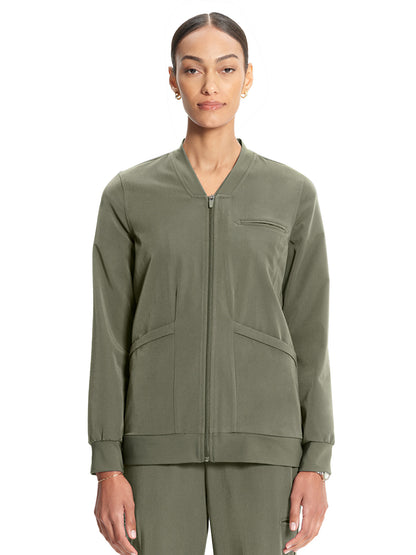 Women's 5-Pocket Savannah Scrub Jacket - ML308 - Olive