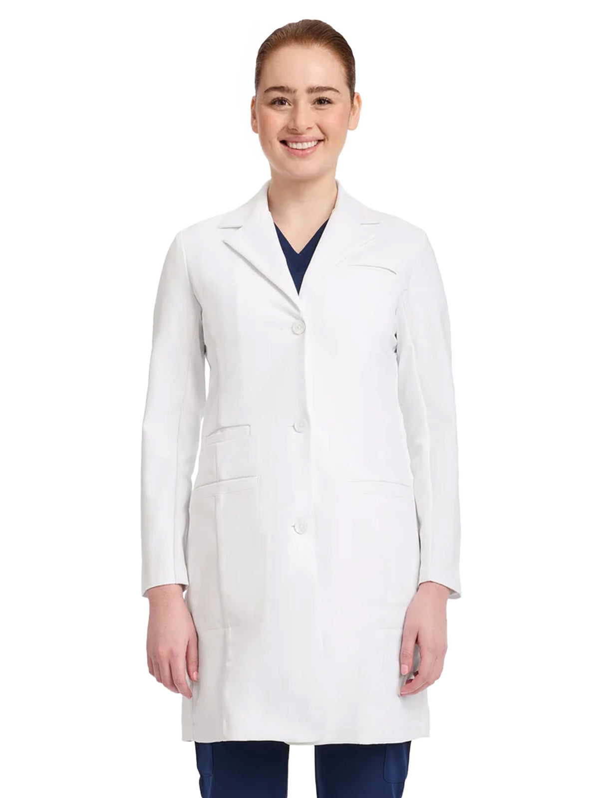 Women's 4-Pocket 36.75" Marie Lab Coat - ML401 - White