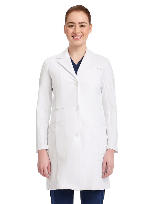 Women's 4-Pocket 36.75" Marie Lab Coat - ML401 - White