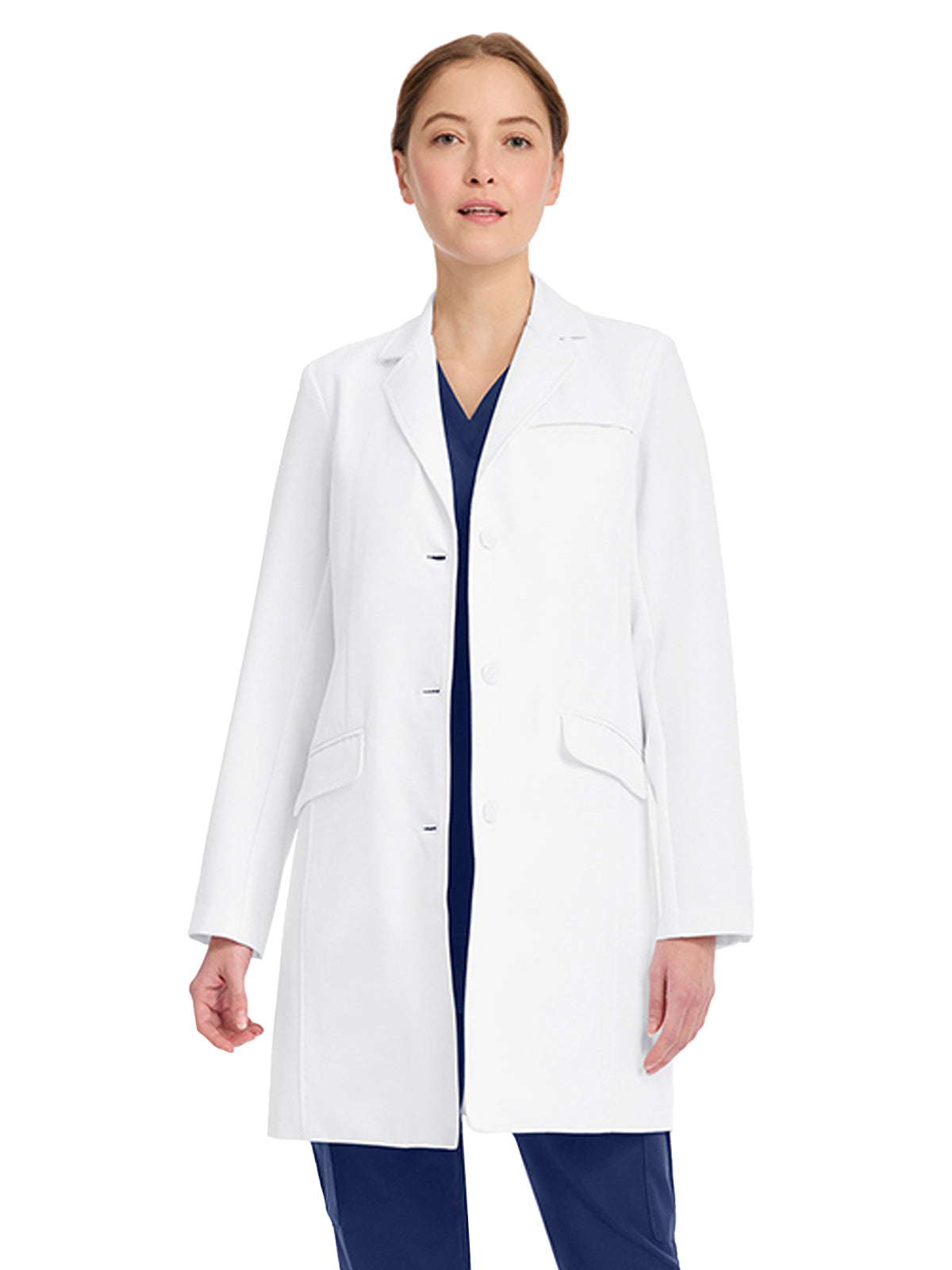 Women's 5-Pocket 33.5" Lise Lab Coat - ML404 - White