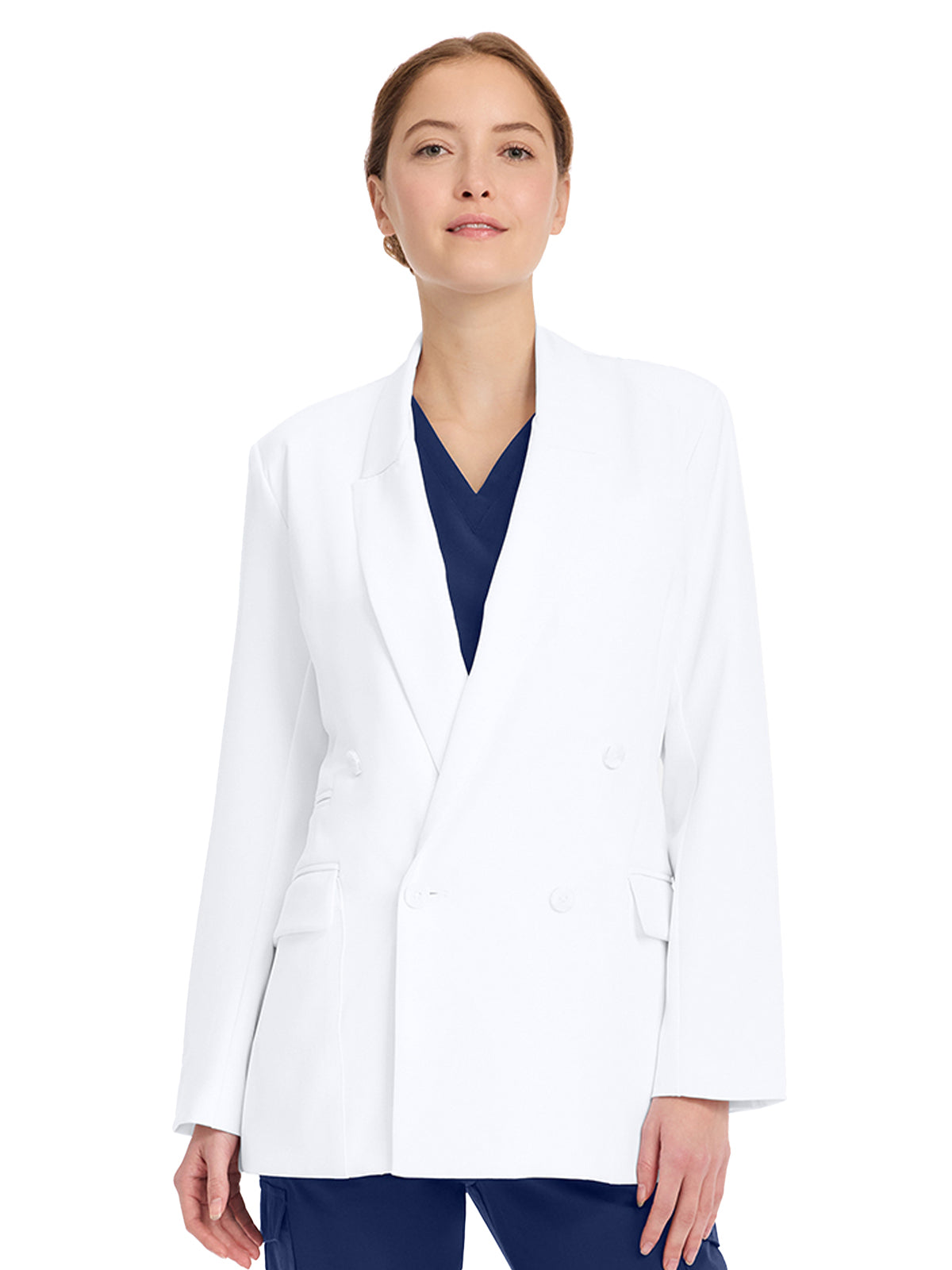 Women's 8-Pocket 29" Ada Lab Coat - ML405 - White