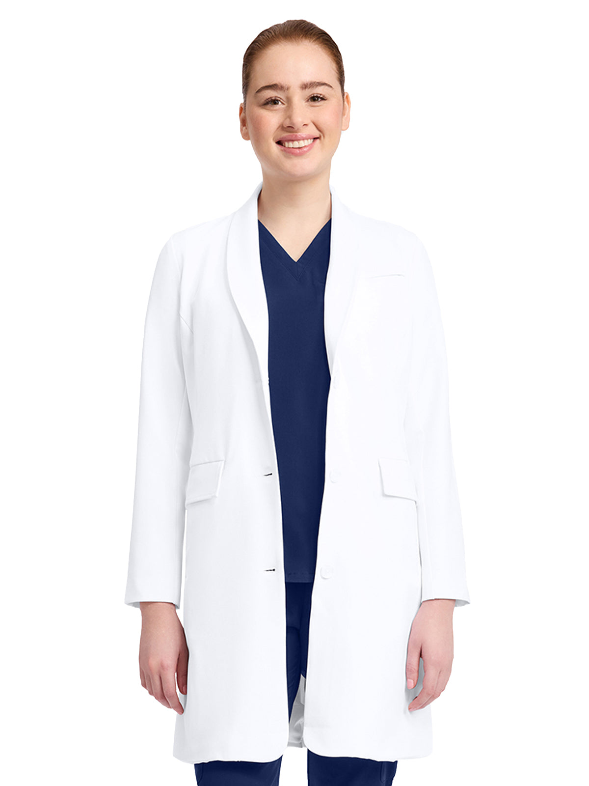 Women's 8-Pocket 36" Antonia Lab Coat - ML406 - White