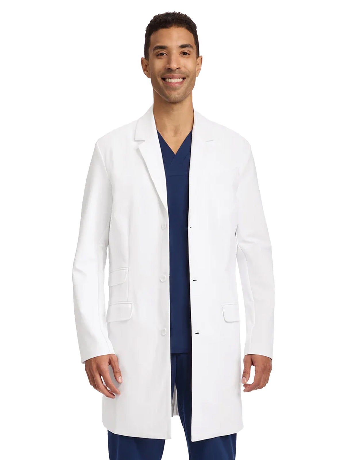Men's 7-Pocket 38" Anthony Lab Coat - ML408 - White