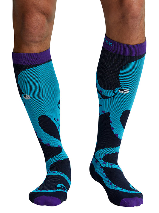Men's 12 mmHg Support Socks - MPRINTSUPPORT - Oh Octopus