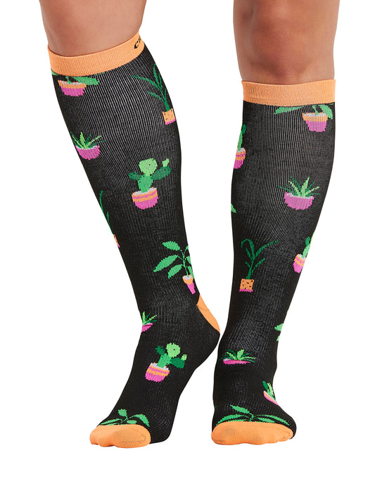 Women's 8-12 mmHg Support Socks - PRINTSUPPORT - Plant Mom