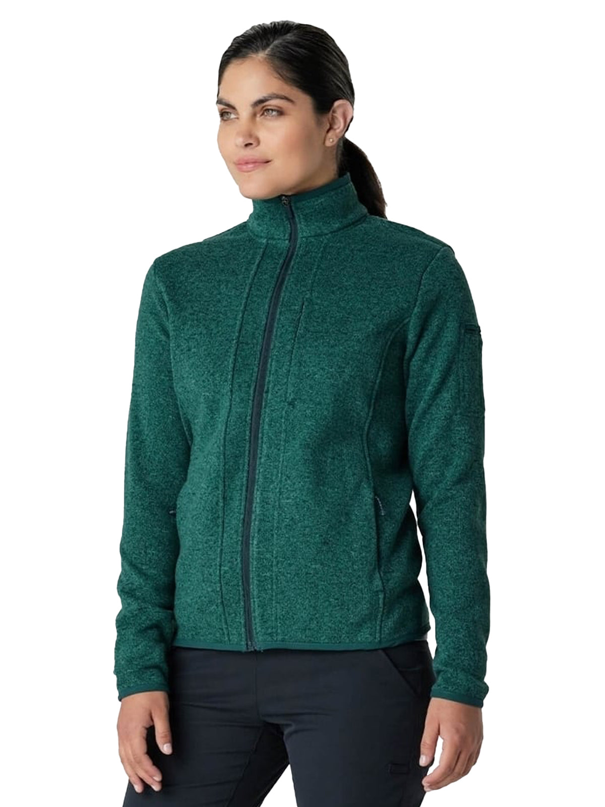 Women's 4-Pocket Strata Fleece Jacket - SJ12103 - Jade