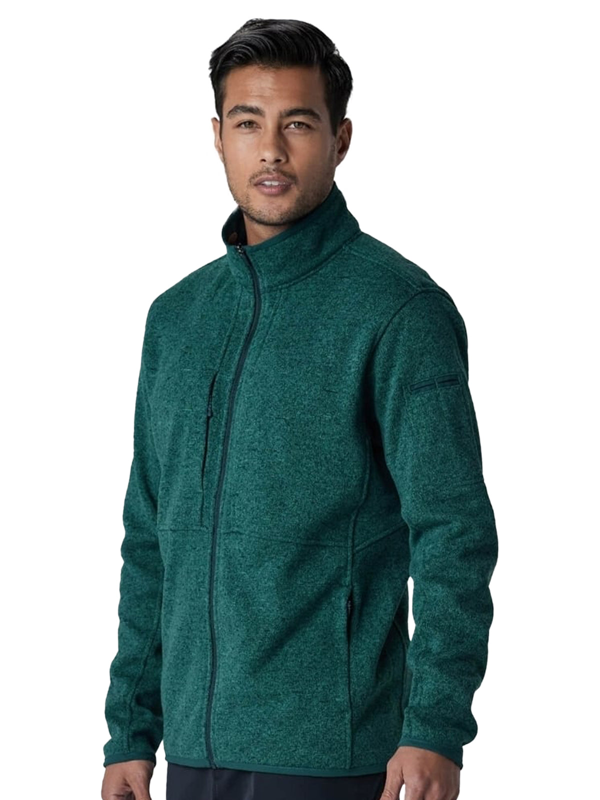 Men's 4-Pocket Strata Fleece Jacket - SJ22104 - Jade
