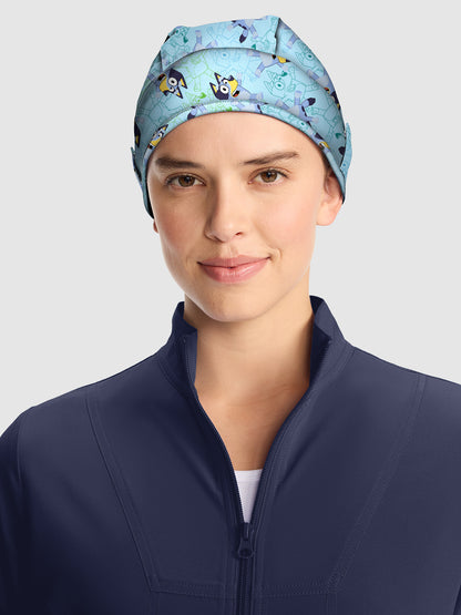 Unisex Print Scrub Hat - TF513 - Bluey Zone