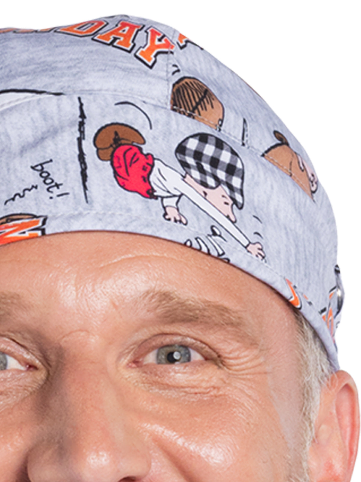 Unisex Print Scrub Hat - TF513 - Snoopy Funday