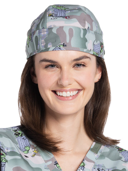 Unisex Print Scrub Hat - TF513 - Grouchy Pants