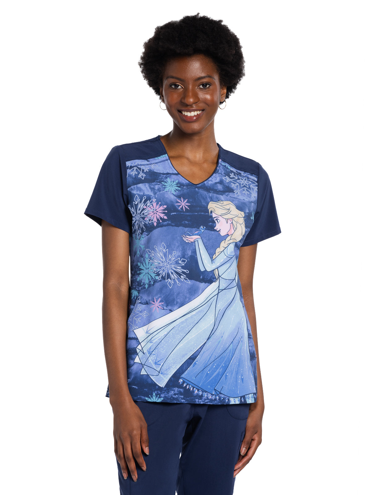 Women's V-Neck Scrub Top - TF639 - Bruni And Elsa