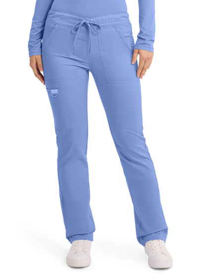 Unisex 4-Pocket Tapered Leg Drawstring Pant - WW020 - Ciel Blue