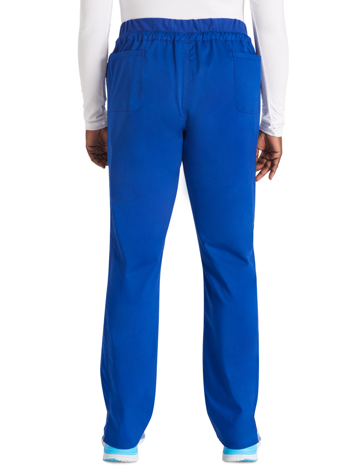 Women's 5-Pocket Tapered Leg Scrub Pant - WW105 - Galaxy Blue