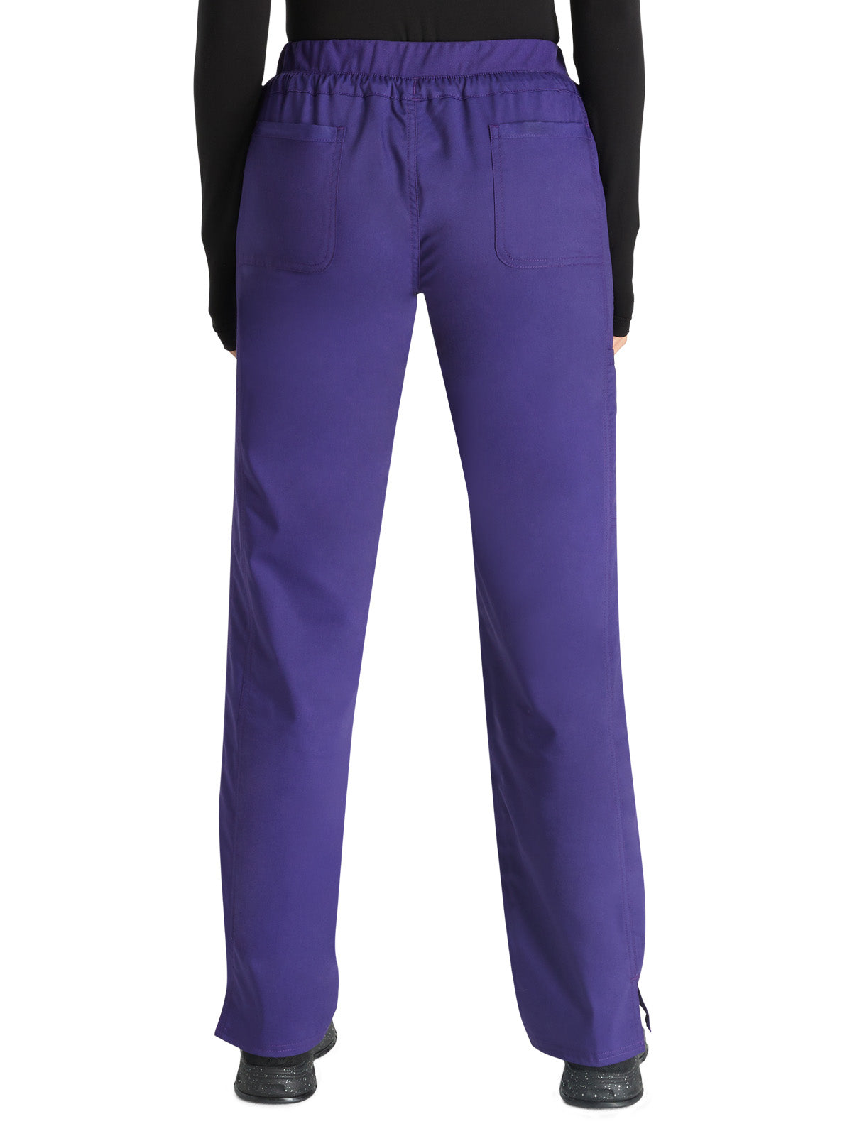 Women's 5-Pocket Tapered Leg Scrub Pant - WW105 - Grape