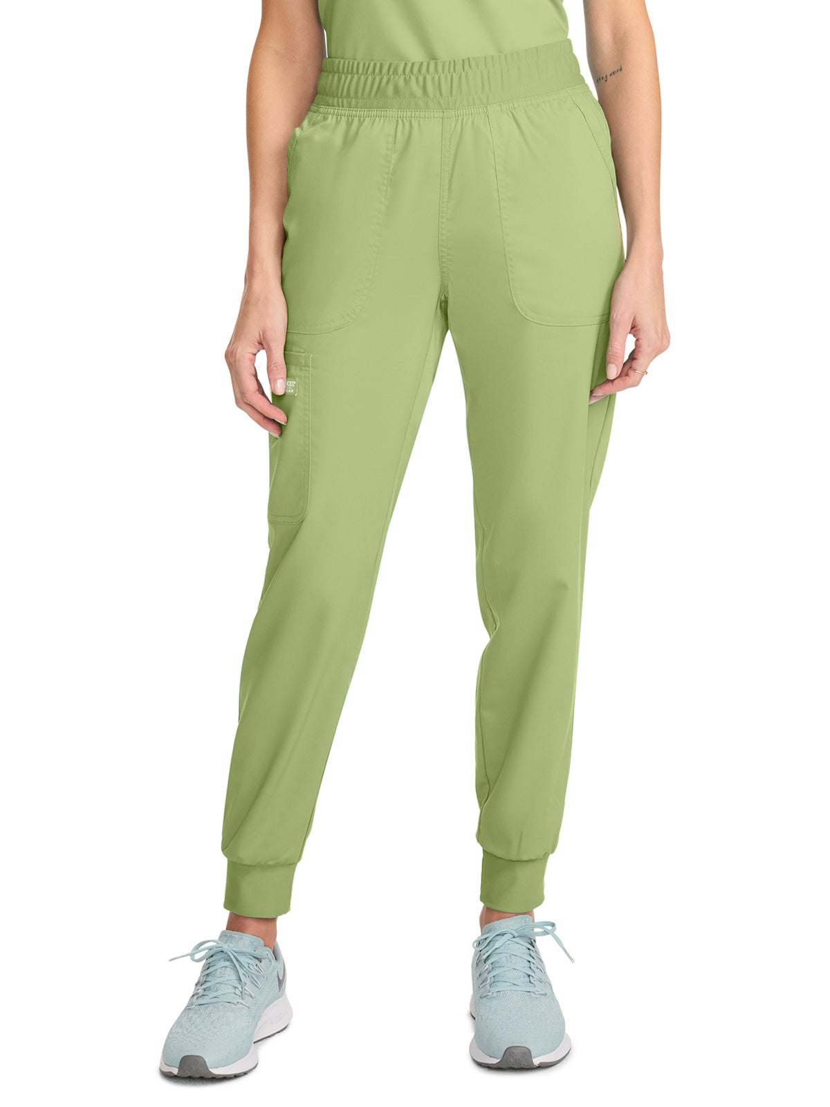 Women's 5-Pocket Mid Rise Jogger Pant - WW115 - Cucumber