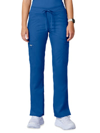Women's 5-Pocket Mid Rise Drawstring Pant - WW120 - Royal