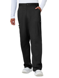 Men's 7-Pocket Fly Drawstring Front Pant - WW140 - Black