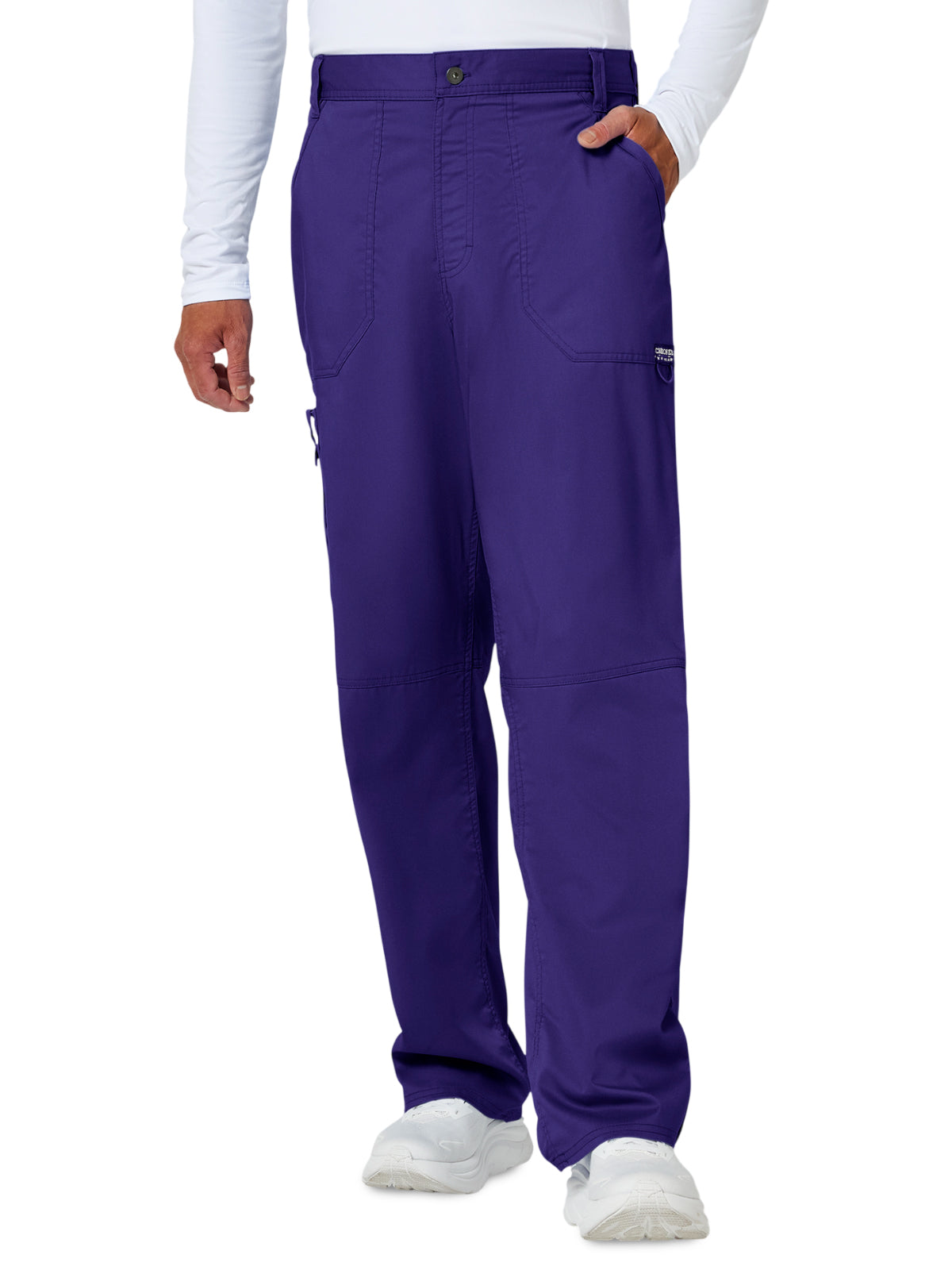 Men's 7-Pocket Fly Drawstring Front Pant - WW140 - Grape