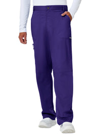 Men's 7-Pocket Fly Drawstring Front Pant - WW140 - Grape