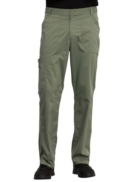 Men's 7-Pocket Fly Drawstring Front Pant - WW140 - Olive