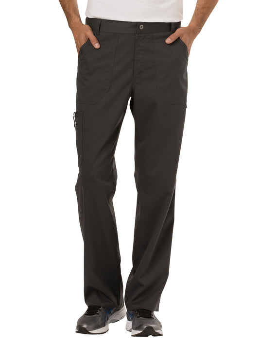 Men's 7-Pocket Fly Drawstring Front Pant - WW140 - Pewter