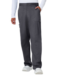 Men's 7-Pocket Fly Drawstring Front Pant - WW140 - Pewter