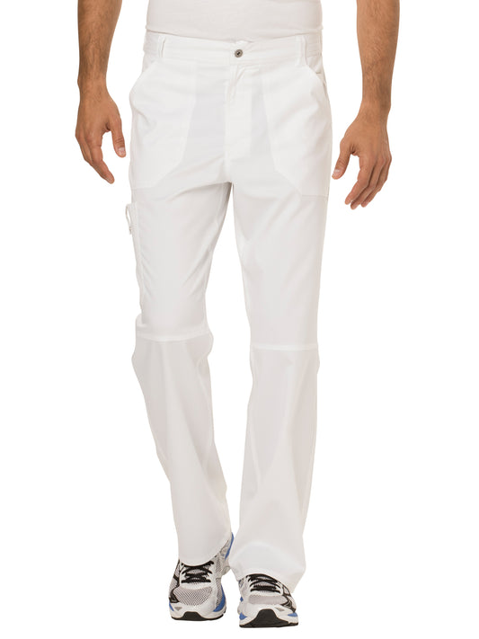 Men's 7-Pocket Fly Drawstring Front Pant - WW140 - White