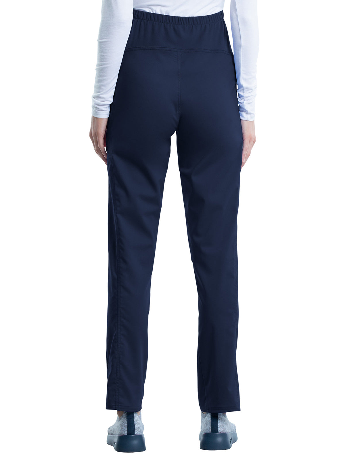 Women's 3-Pocket Maternity Straight Leg Scrub Pant - WW155 - Navy