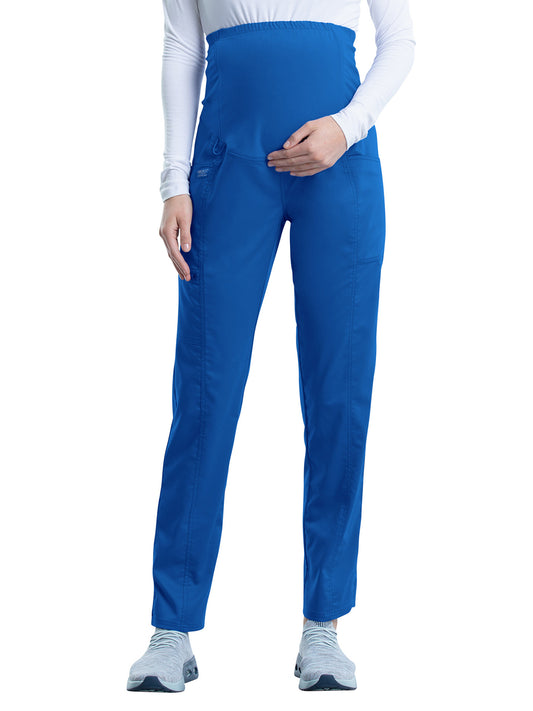 Women's 3-Pocket Maternity Straight Leg Scrub Pant - WW155 - Royal