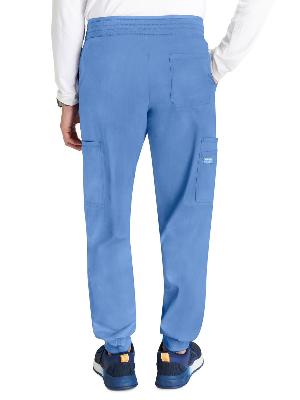 Men's Mid-Rise Pull-On Scrub Pant - WW251 - Ciel