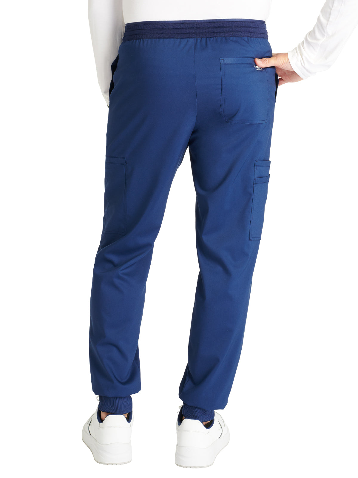 Men's Mid-Rise Pull-On Scrub Pant - WW251 - Navy