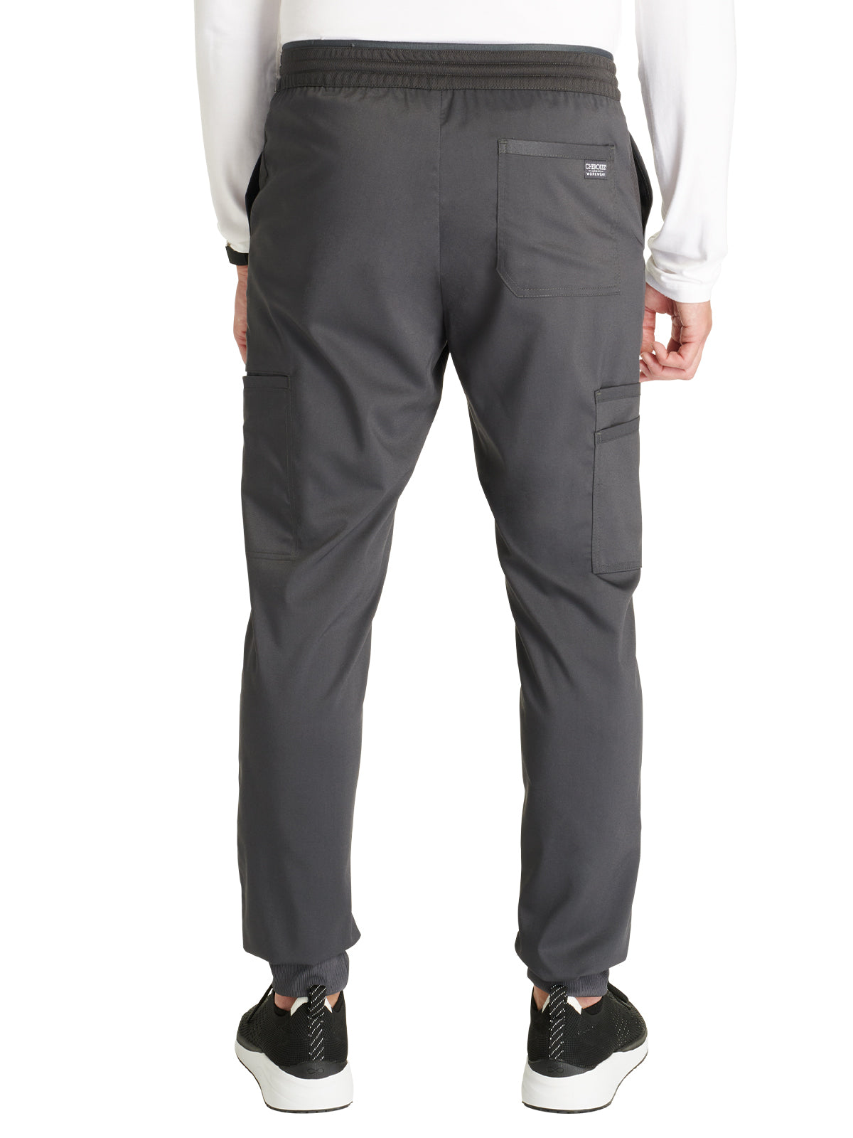 Men's Mid-Rise Pull-On Scrub Pant - WW251 - Pewter