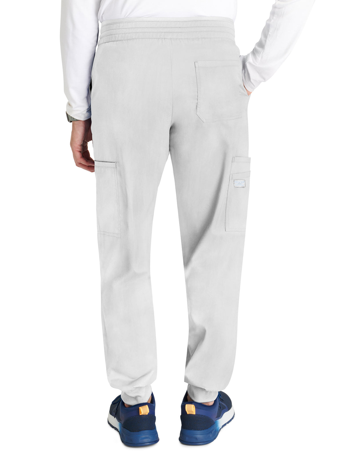 Men's Mid-Rise Pull-On Scrub Pant - WW251 - White