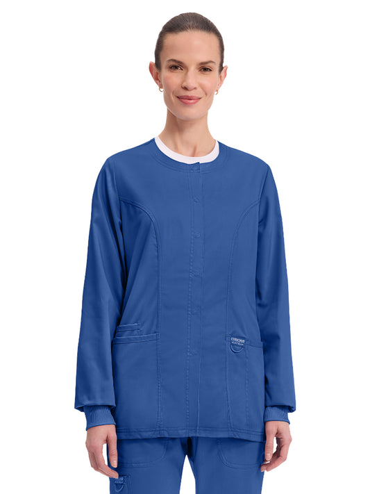 Women's 3-Pocket Snap Front Jacket - WW310 - Galaxy Blue