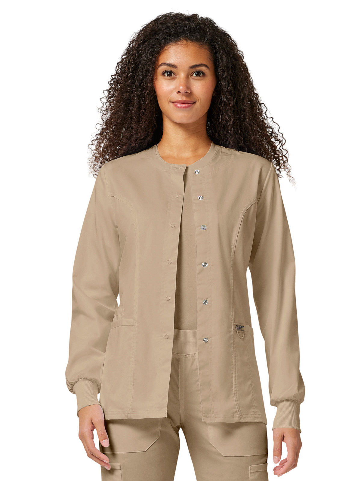 Women's 3-Pocket Snap Front Jacket - WW310 - Khaki