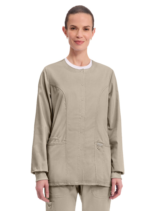 Women's 3-Pocket Snap Front Jacket - WW310 - Khaki