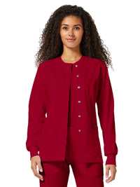 Women's 3-Pocket Snap Front Jacket - WW310 - Red
