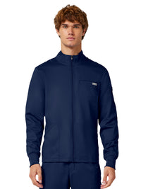 Men's 5-Pocket Zip Front Jacket - WW320 - Navy