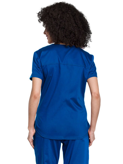 Women's 1-Pocket Tuckable V-Neck O.R. Top - WW657 - Royal