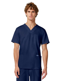 Men's 3-Pocket V-Neck Top - WW670 - Navy