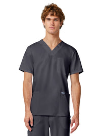 Men's 3-Pocket V-Neck Top - WW670 - Pewter